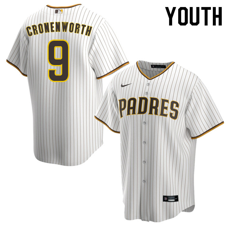 Nike Youth #9 Jake Cronenworth San Diego Padres Baseball Jersey Sale-White